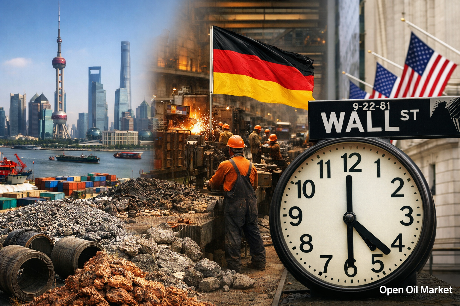 বিশ্বব্যাপী আর্থিক বাজার, চীনের মুদ্রাস্ফীতি, জার্মানির শিল্প উৎপাদন, মার্কিন যুক্তরাষ্ট্রের মুদ্রাস্ফীতির প্রত্যাশা, অর্থনৈতিক ঘটনা ৯ মার্চ ২০২৬