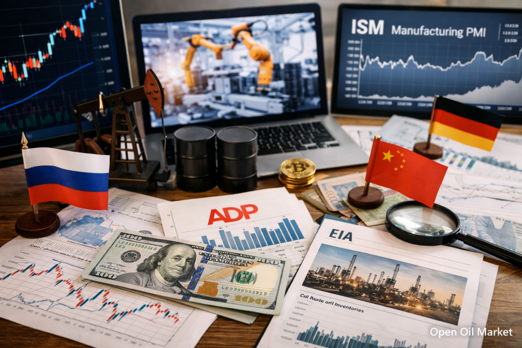 অর্থনৈতিক ঘটনা এবং কর্পোরেট প্রতিবেদন — বুধবার, ১ এপ্রিল ২০২৬: বৈশ্বিক PMI, মার্কিন ADP, খুচরা বিক্রয় এবং তেল মজুদ