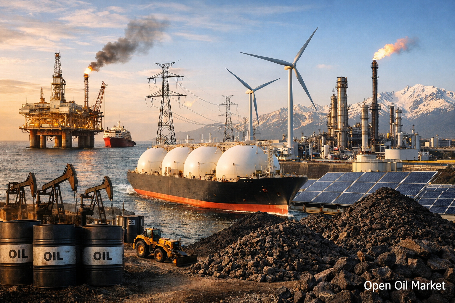 তেল গ্যাস এবং শক্তির খবর — মঙ্গলবার, ২৪ ফেব্রুয়ারি ২০২৬: ইউরোপে LNG এর রেকর্ড আমদানি, OPEC+ কর্তৃক নির্ধারিত তেলের দামের সীমা।