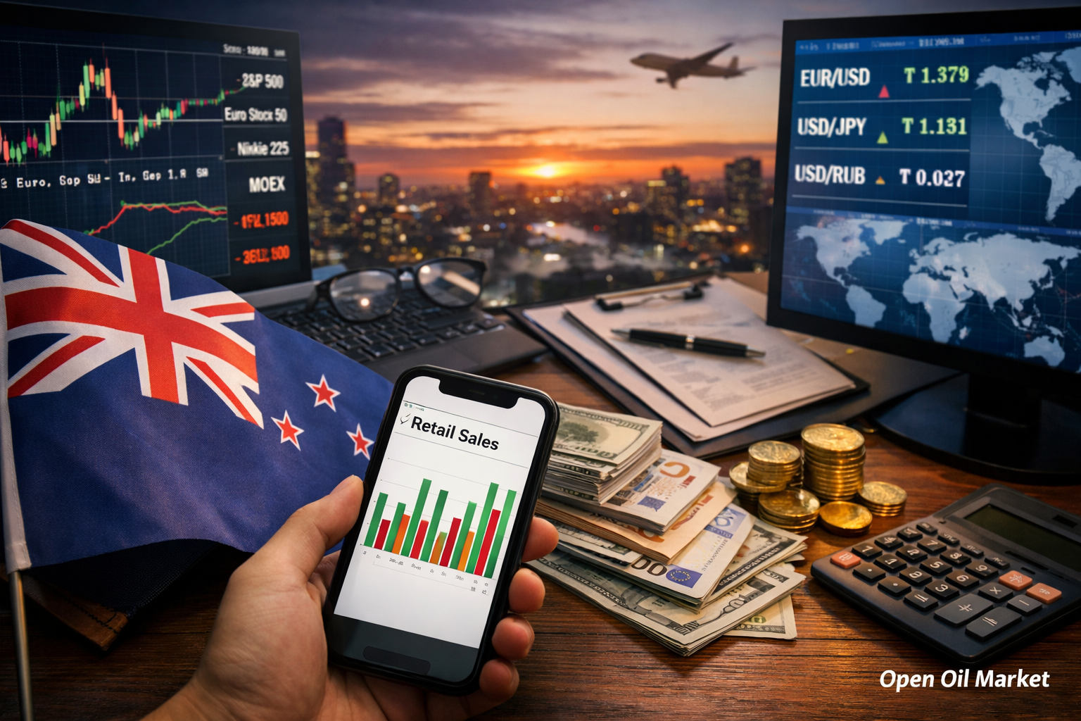 অর্থনৈতিক ঘটনাবলী এবং কর্পোরেট রিপোর্ট — ২২ ফেব্রুয়ারি ২০২৬: নিউজিল্যান্ডের খুচরা বিক্রি এবং বিশ্ব বাজারগুলি