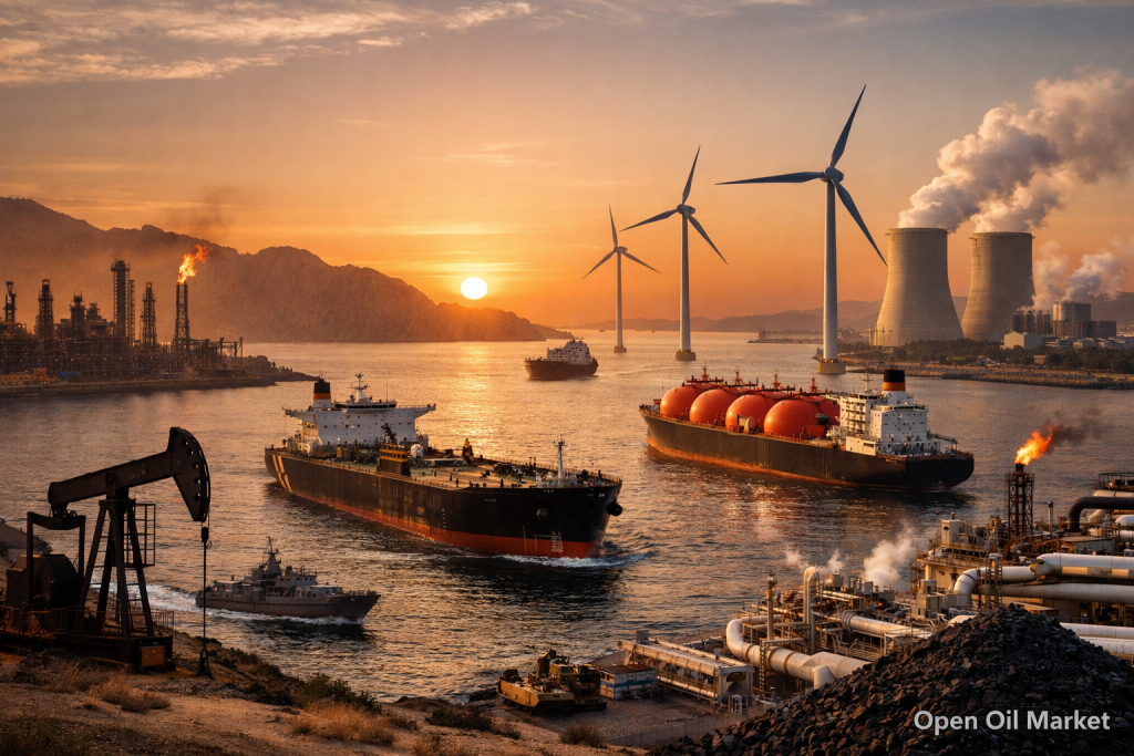 তেল ও গ্যাস এবং শক্তি সংবাদ, রবিবার ১২ এপ্রিল ২০২৬ — তেলের অস্থিরতা, হারমুজ প্রণাল এবং বৈশ্বিক তেল ও গ্যাস বাজার