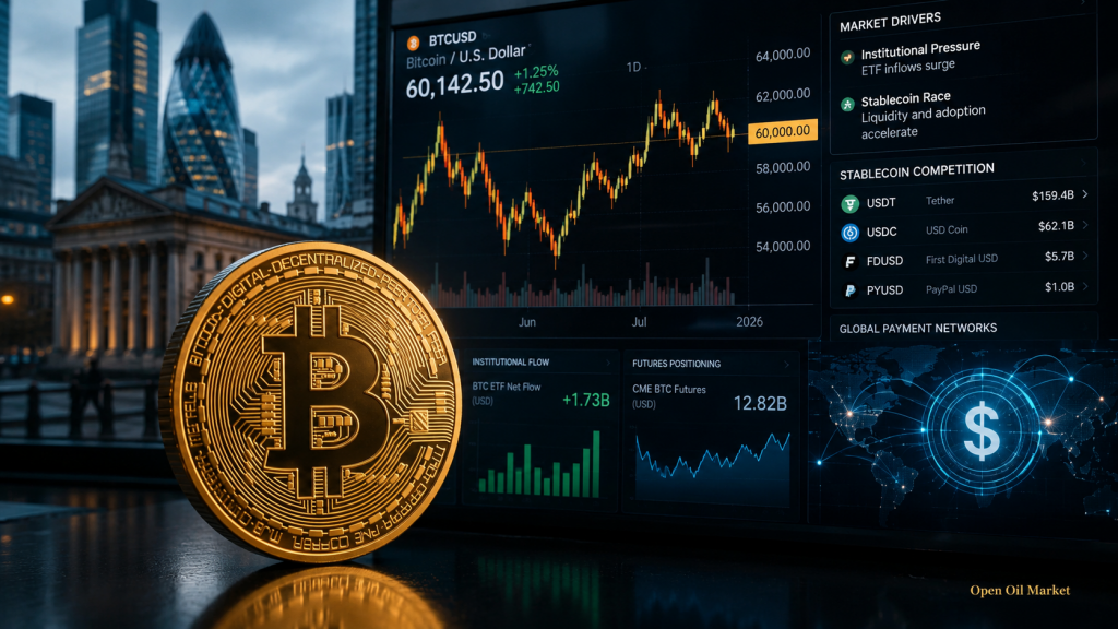 ক্রিপ্টো বাজার 1 জুলাই 2026: Bitcoin, ETF, Ethereum এবং স্টেবলকয়েন